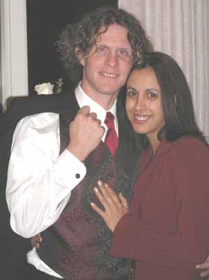 A rare moment in a tux