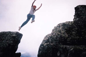 Climbing Helderberg Mtn, South Africa